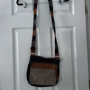 Fossil Earth tone crossbody purse